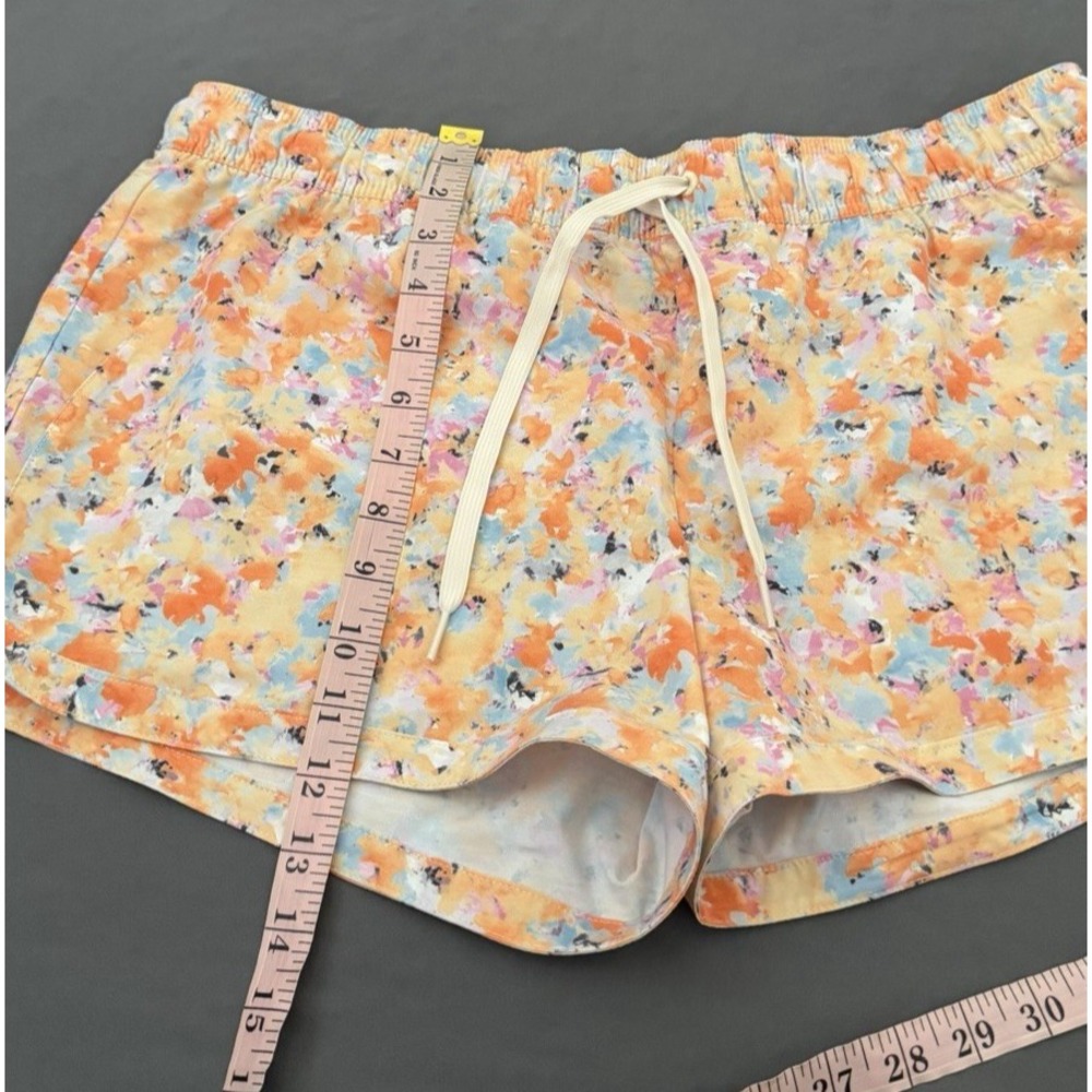Prana Mariya Shorts Women's Size Large Orange Athletic Elastic Waist New! - Picture 4 of 8